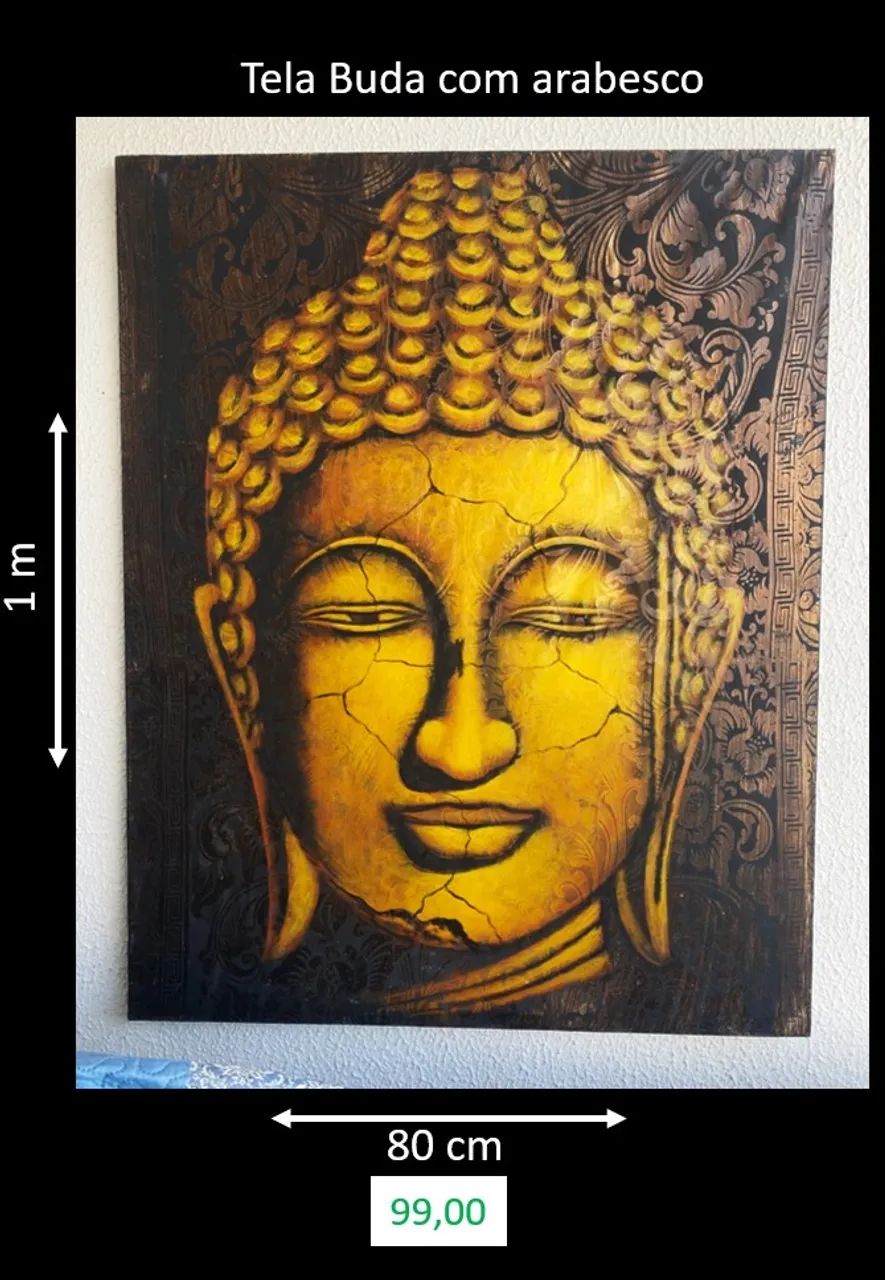 Quadro decorativo de Buda 