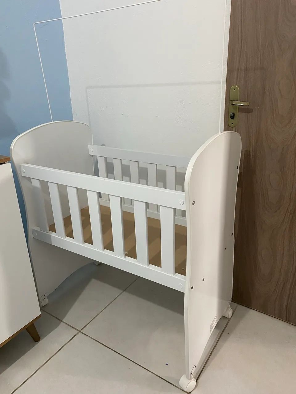 Mini Berço + Colchão + Capa Impermeável 64168524924418120