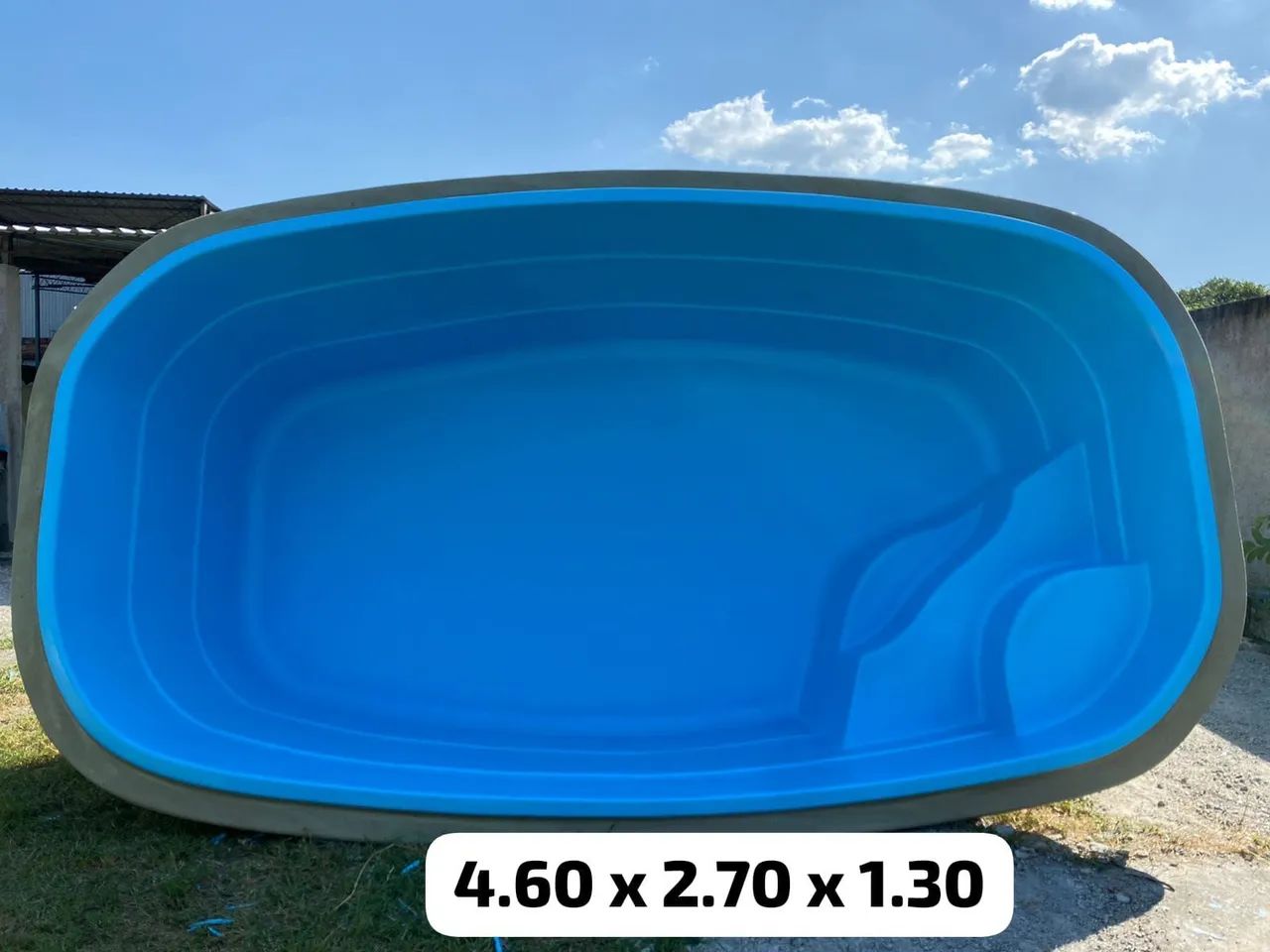 Piscina de fibra 