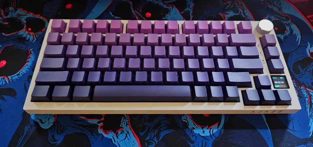 Kit 130 Teclas Gradiente Roxo com impressão lateral p/ Teclado Mecânico (keycaps)