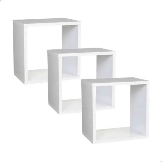 Conjunto com 3 Nichos Decorativos D-Core (NUNCA USADOS)