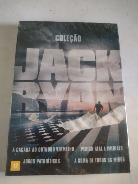 Box Dvd Coleção Jack Ryan - 4 filmes