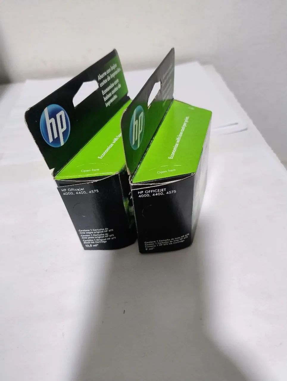 KIT de Cartuchos de tinta HP 675 Preto e Colorido - Foto 2