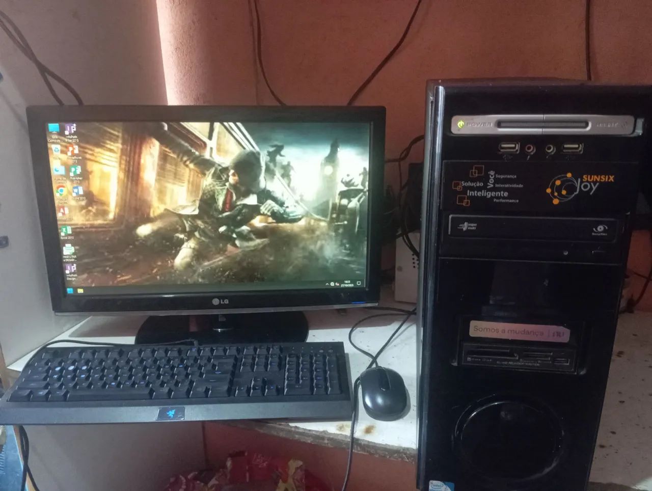 Pc completo /Tv  monitor 22 polegadas / Wi-Fi  - Foto 3