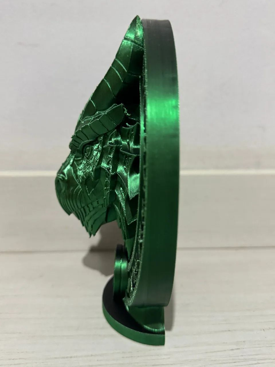 Busto 17cm Dragão 3D - Estátua Escultura Ornamento Decoração - Foto 3