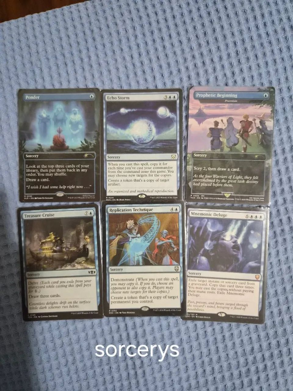 Deck Comander Monoblue Magic MTG - Combo Cópia (DeckProxy+100sleves - VEJA A DESCRIÇÃO)  - Foto 4