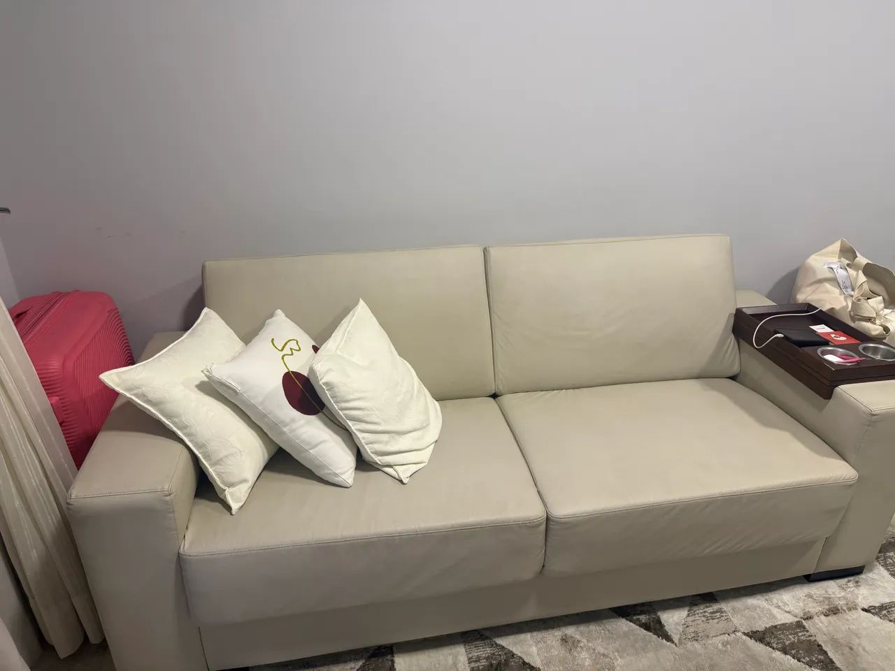 Vendo sofá usado 2 lugares em perfeito estado  - Foto 4