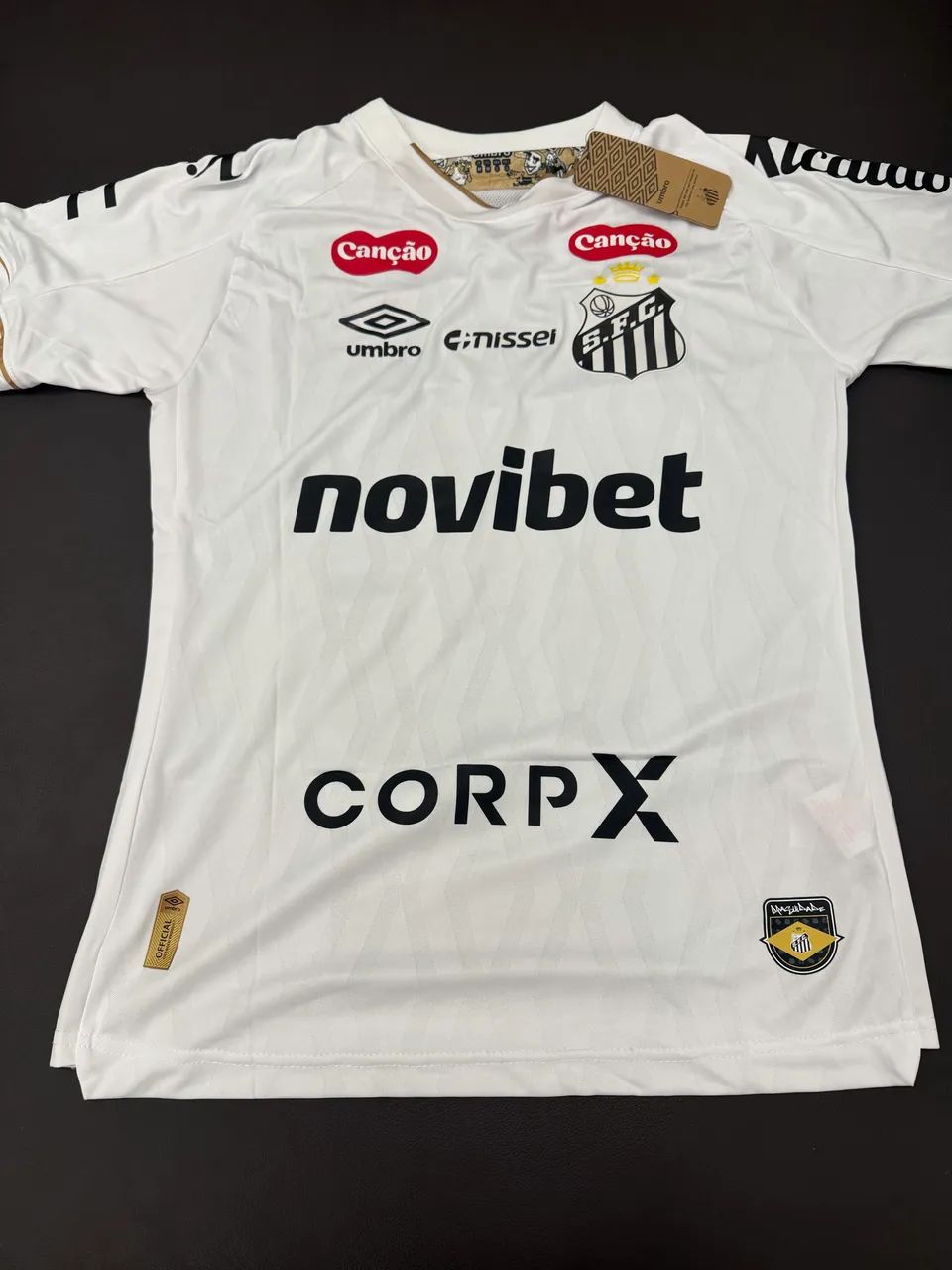 camisa santos branca  - Foto 3