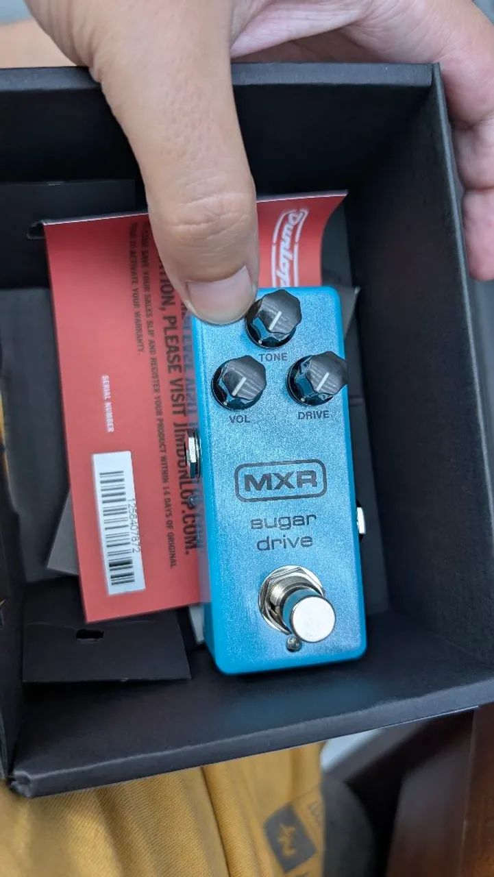 Pedal MXR Sugar Drive M294 - Overdrive Transparente (Estado de Novo) - Foto 3