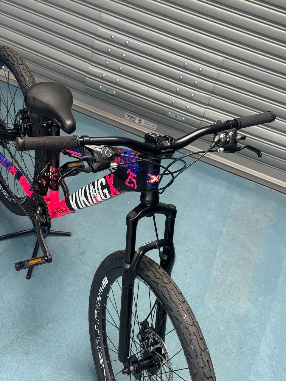 Bicicleta Vikingx Tuff25 Rosa - Foto 4