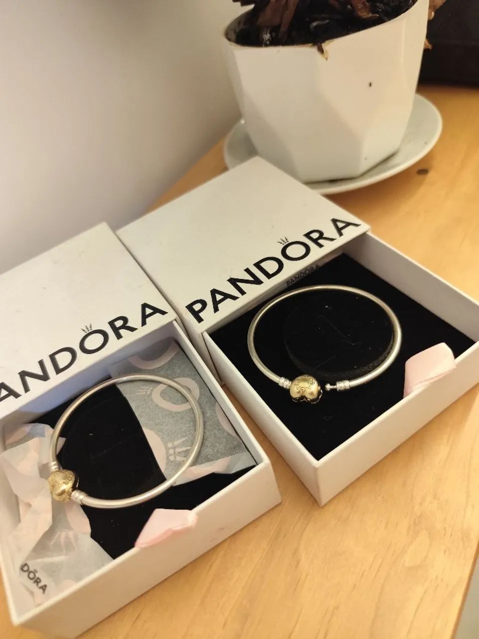 Pulseira Pandora original rígida  - Foto 5