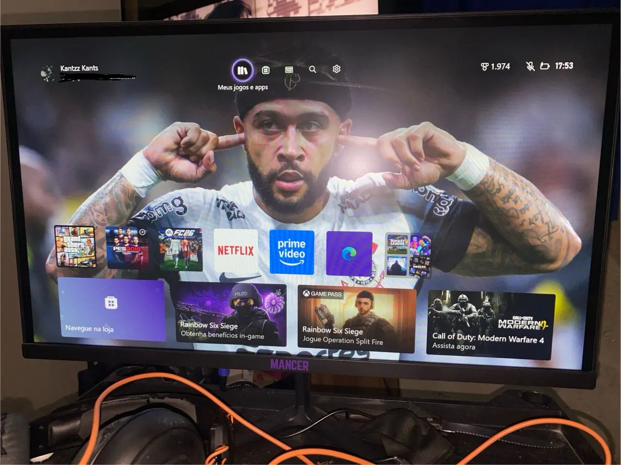XBOX ONE FAT 500GB - CONSERVADO - Foto 2