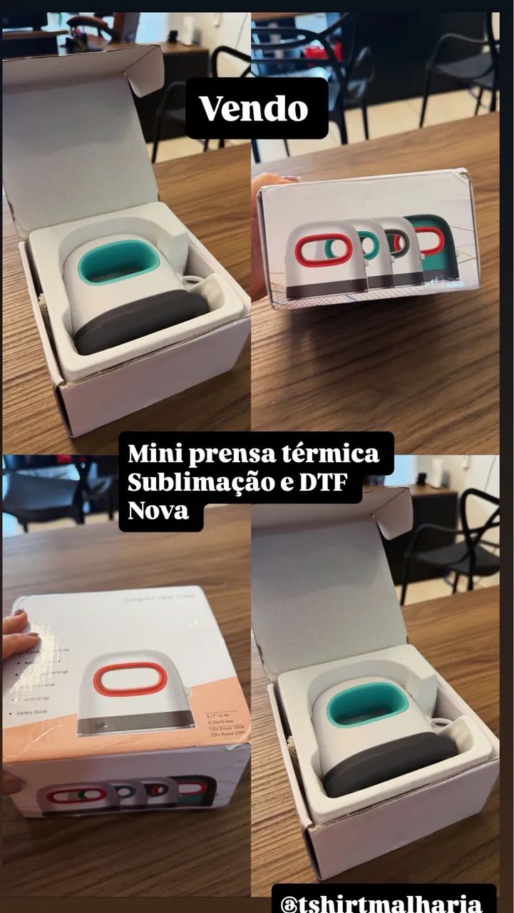 Mini prensa térmica 