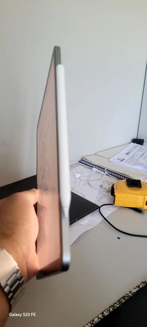 iPad Air 11? M2 256GB + Apple Pencil Pro Original - Impecável - Foto 3