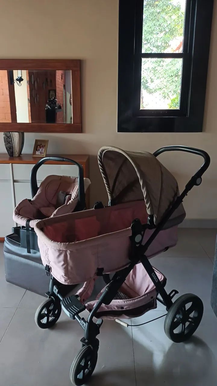Kit carrinho e bebê conforto  - Foto 4