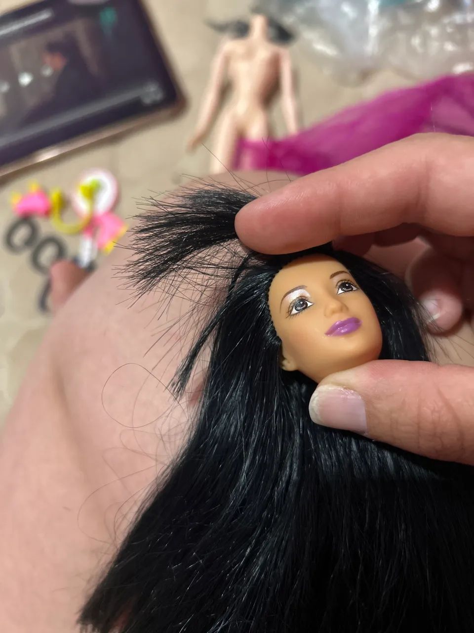 Cabeça Barbie kayla 2003  - Foto 3
