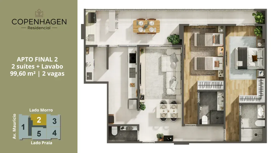 PLANTA 99m²
