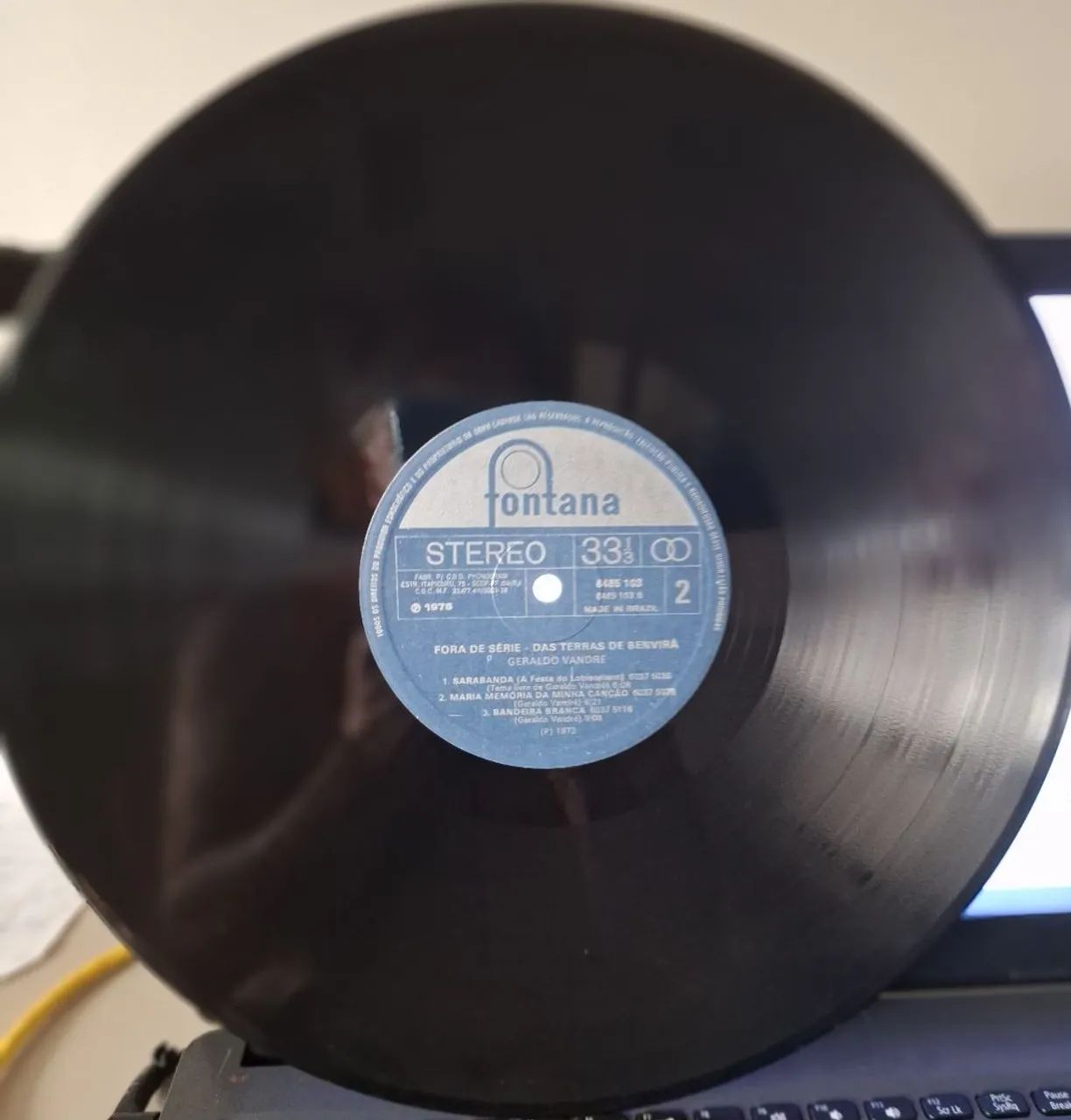 LP Geraldo Vandré - Das Terras de Benvirá | Disco MINT | Capa VG - Foto 4