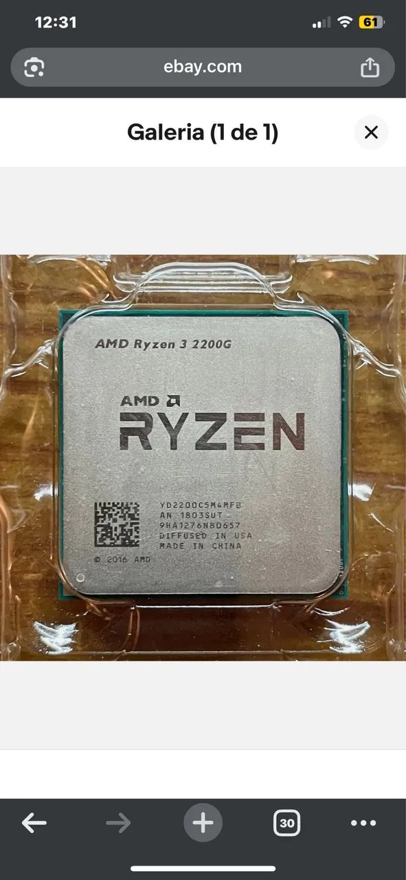Processador Ryzen 3 2200g