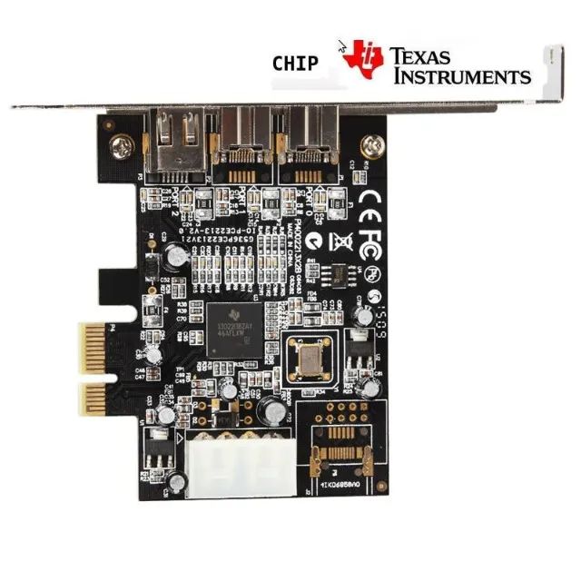 Placa Pci-ex Firewire Combo 1394b 800 e 1394a 400 chip Texas Instruments  - Foto 3