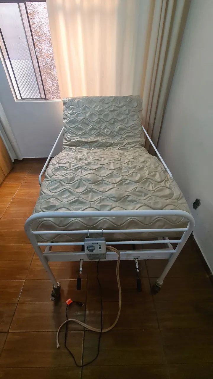 Cama Hospitalar + Colchão Anti Escaras - Foto 6