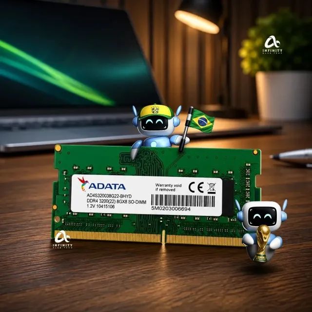 Memória DDR4 (8Gb Adata, Mhz 3200) Notebook - Foto 2