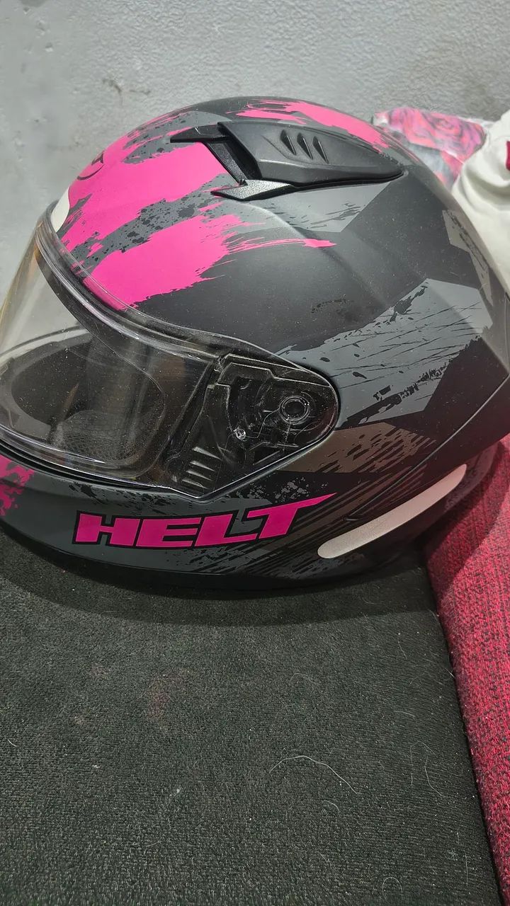 Capacete Helt em estado de zero - Foto 3