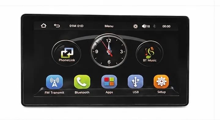 Multimídia Ecopower EP-8754 7" Touch Screen Com CarPlay e Android Auto