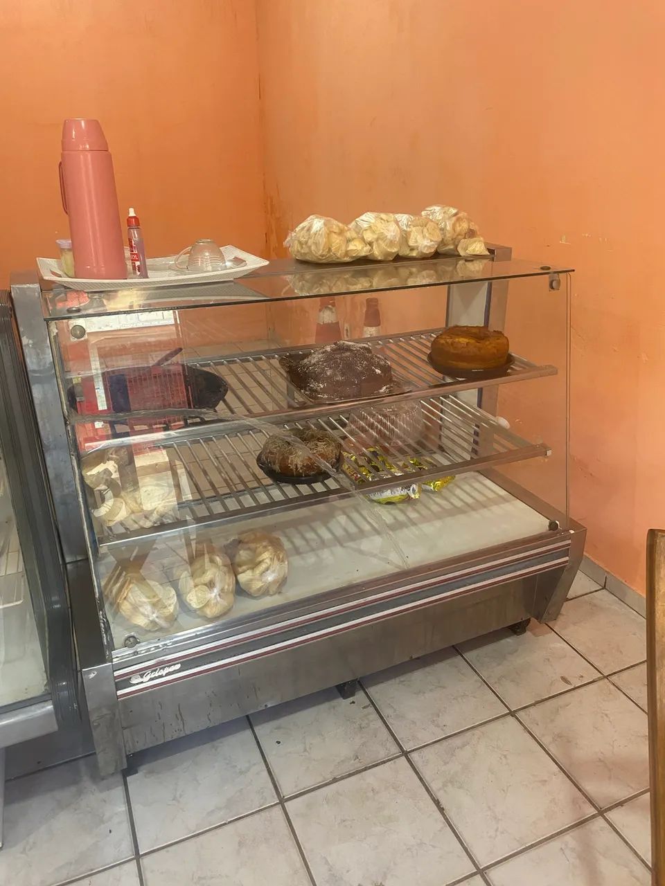 Vitrine padaria