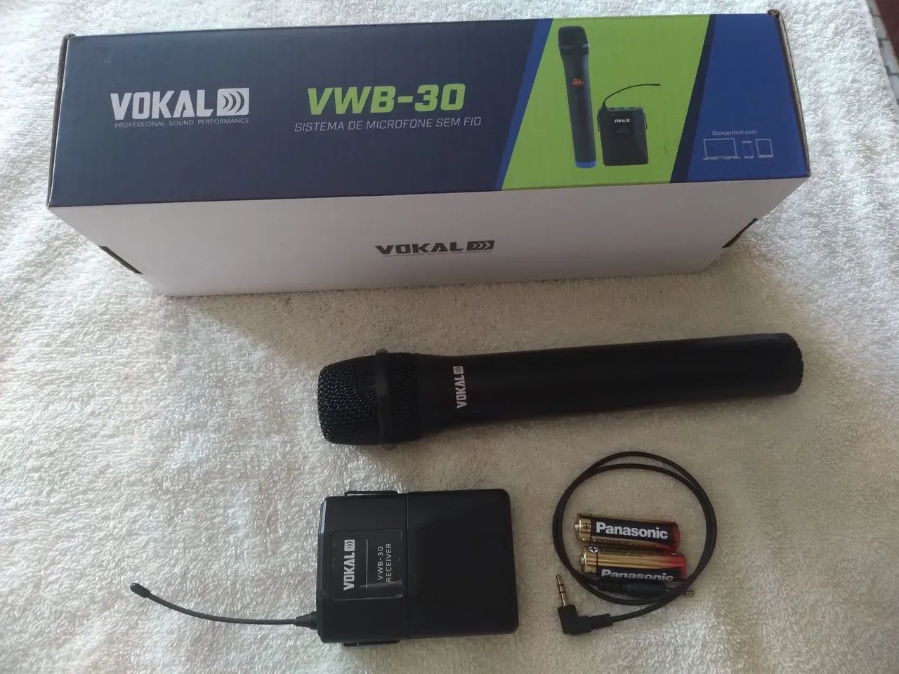 MICROFONE SEM FIO VOKAL VWB-30  - Foto 3
