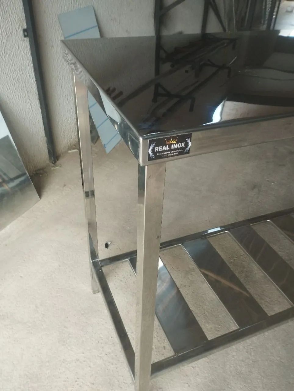 Mesa totalmente em aço inox  - Foto 3