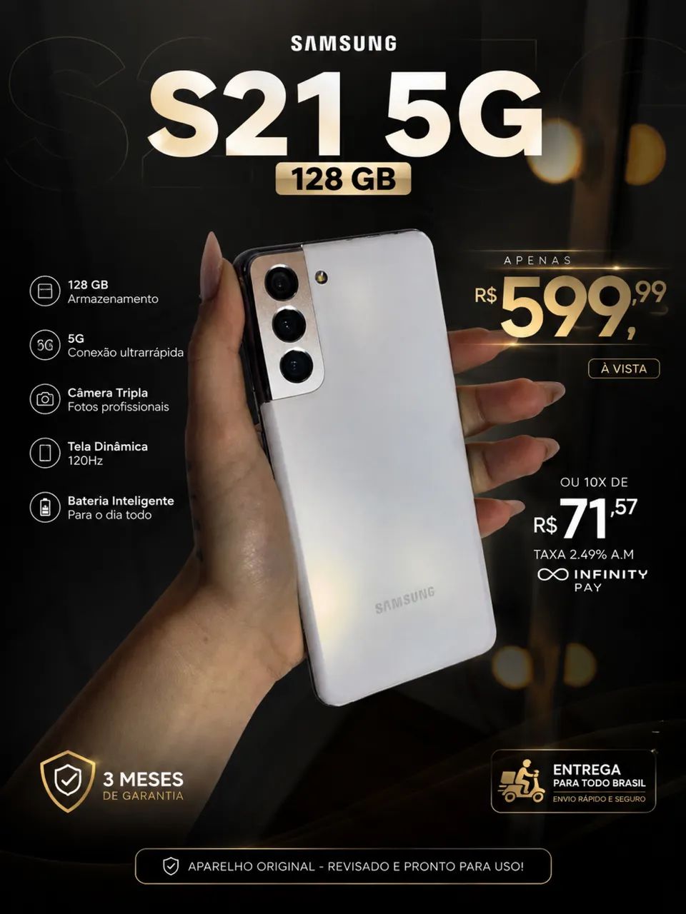 SAMSUMG S21 - 128 GB 