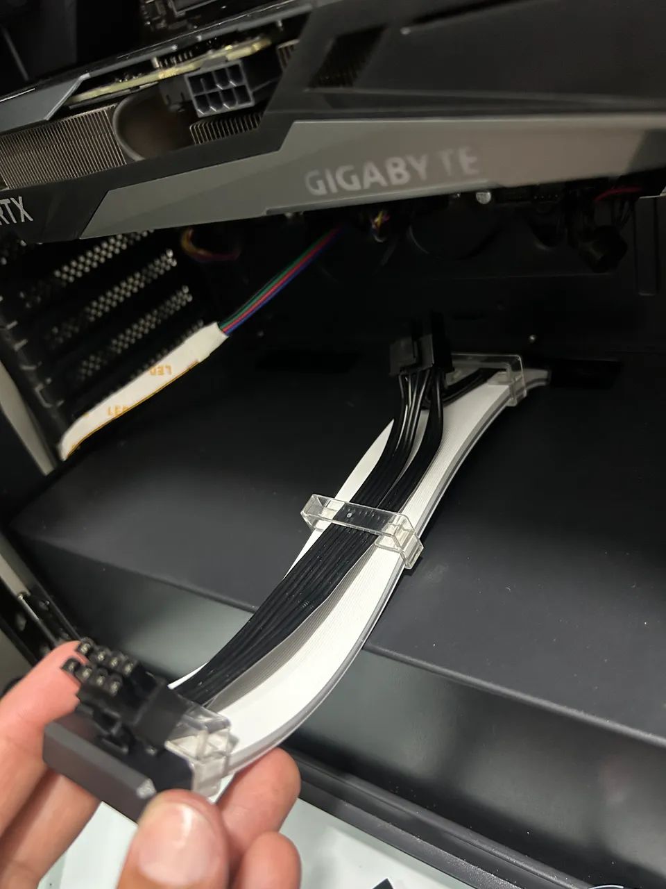 Cabo Extensor Sleeved RGB para fonte - Foto 4