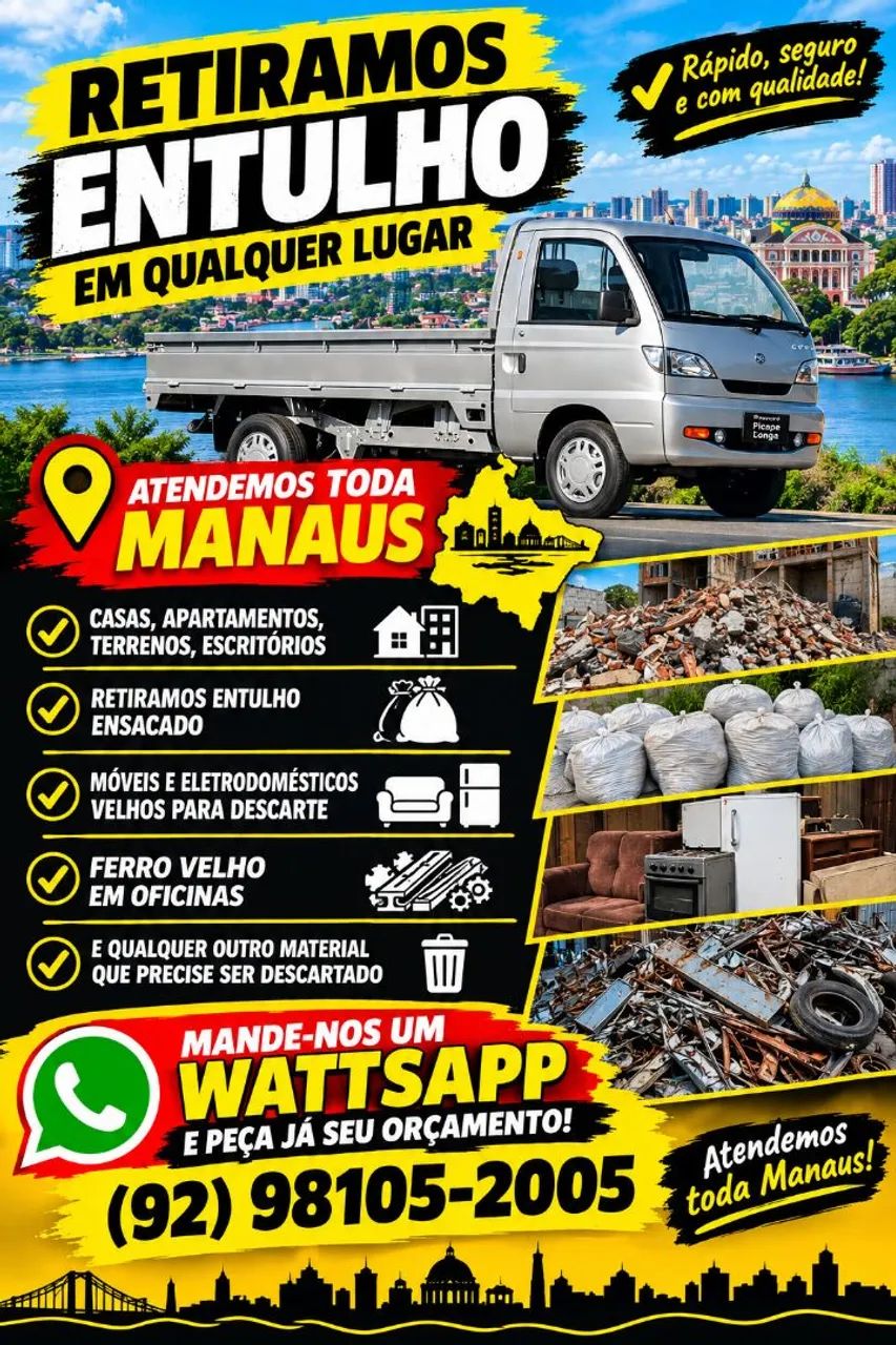 RETIRAMOS ENTULHO ENSACADO EM QUALQUER LUGAR  - Foto 3