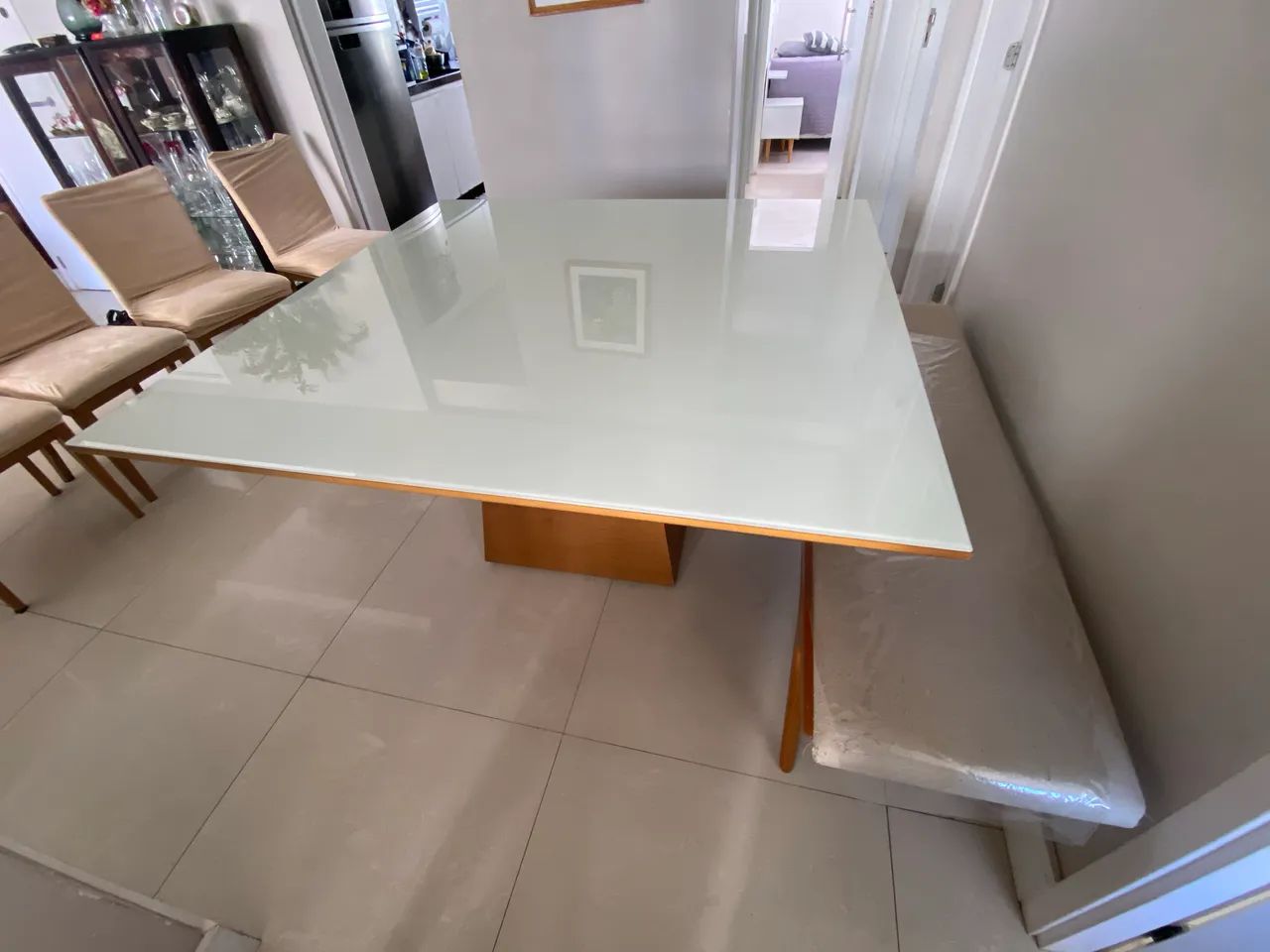 Mesa de 1.50 m quadrados, Chique - Foto 4
