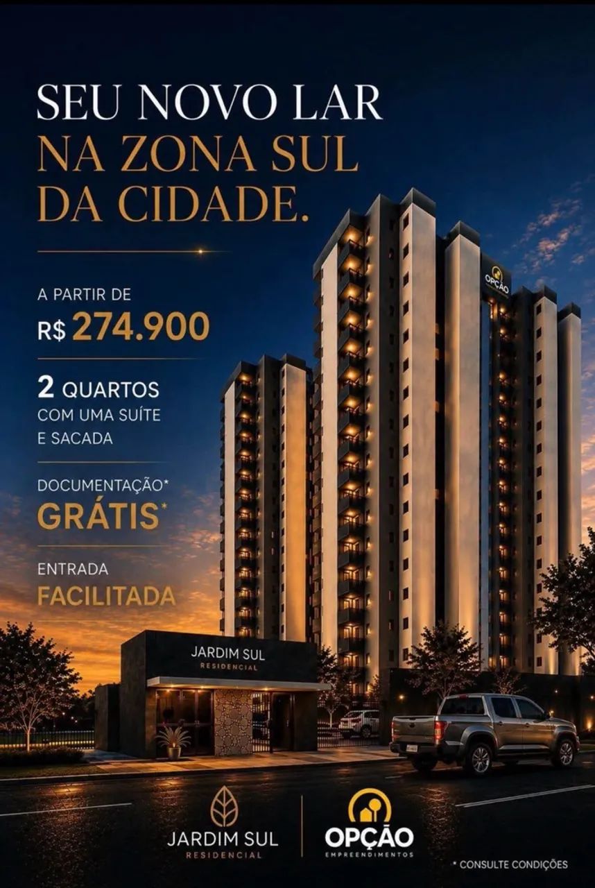 Apartamento na zona sul 