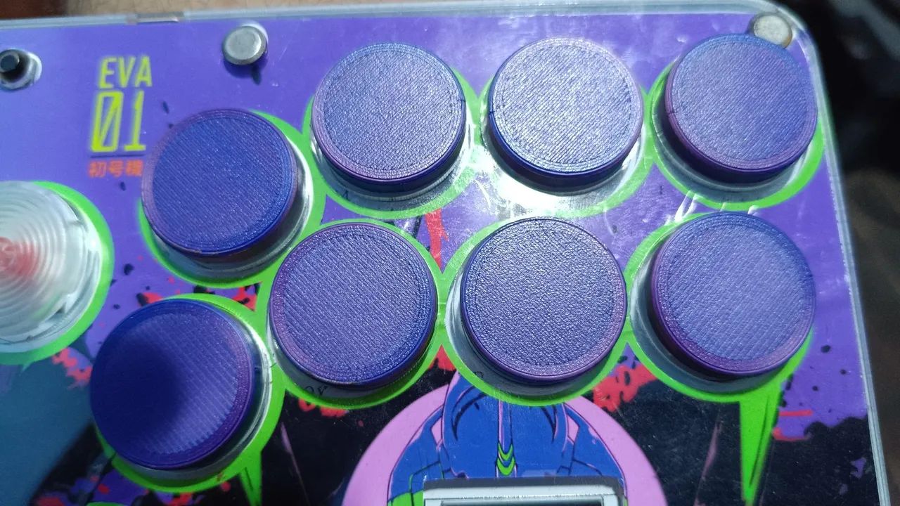 Kit botões keycaps hitbox - Peças e Acessórios de Vídeo Game