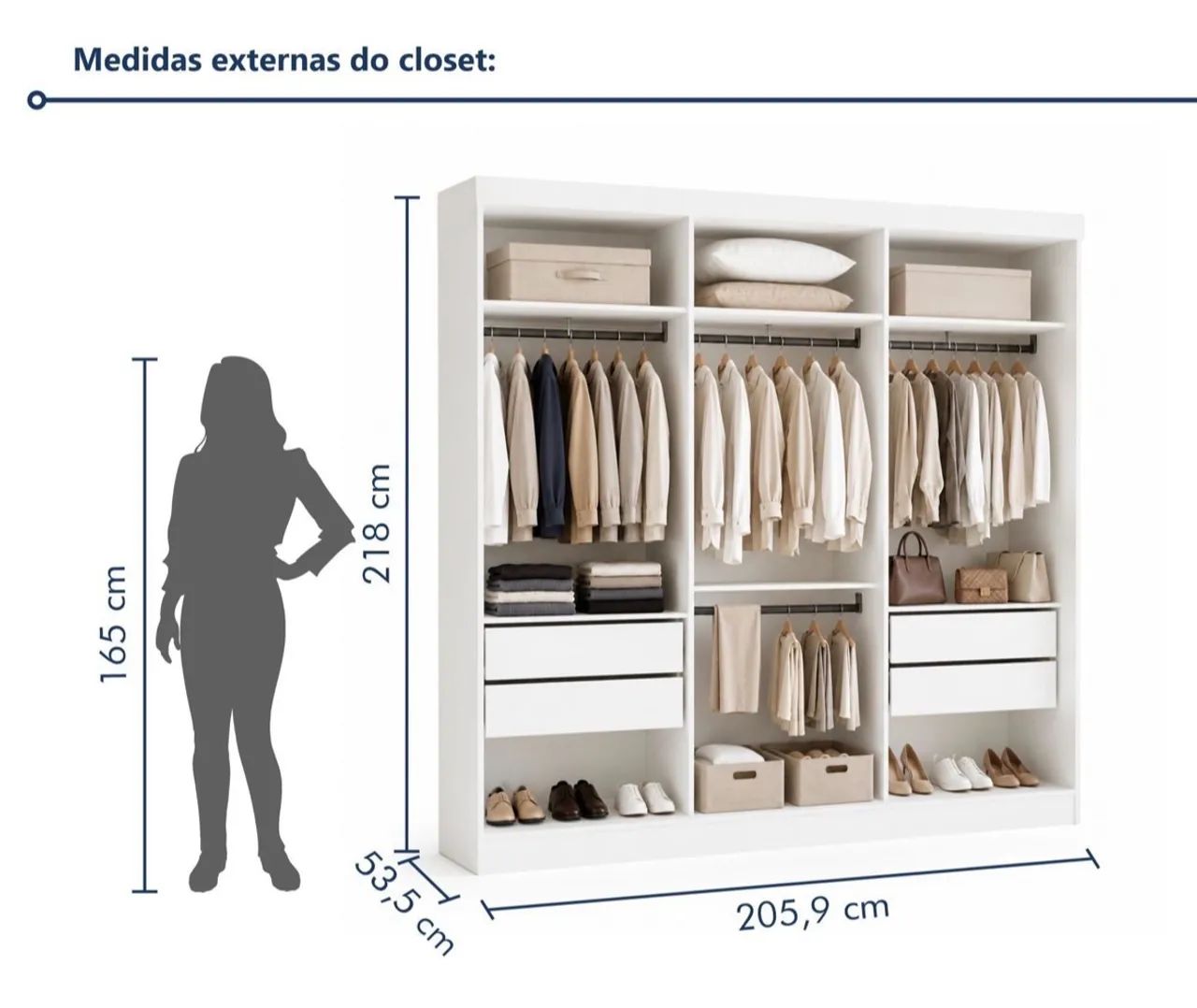 Módulo closet , guarda roupa - Foto 2