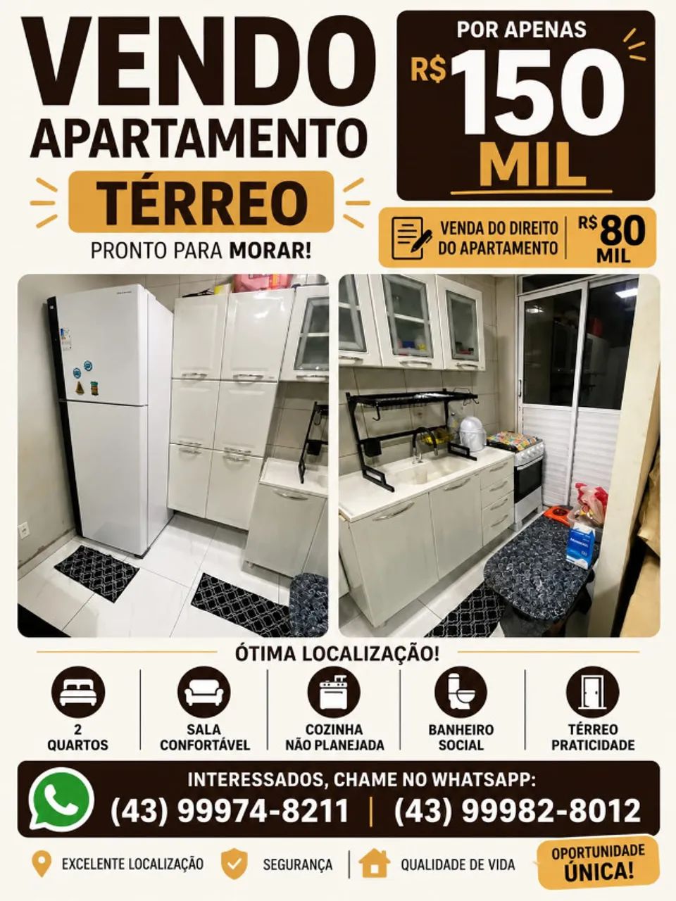 Apartamento Térreo - Ibiporã
