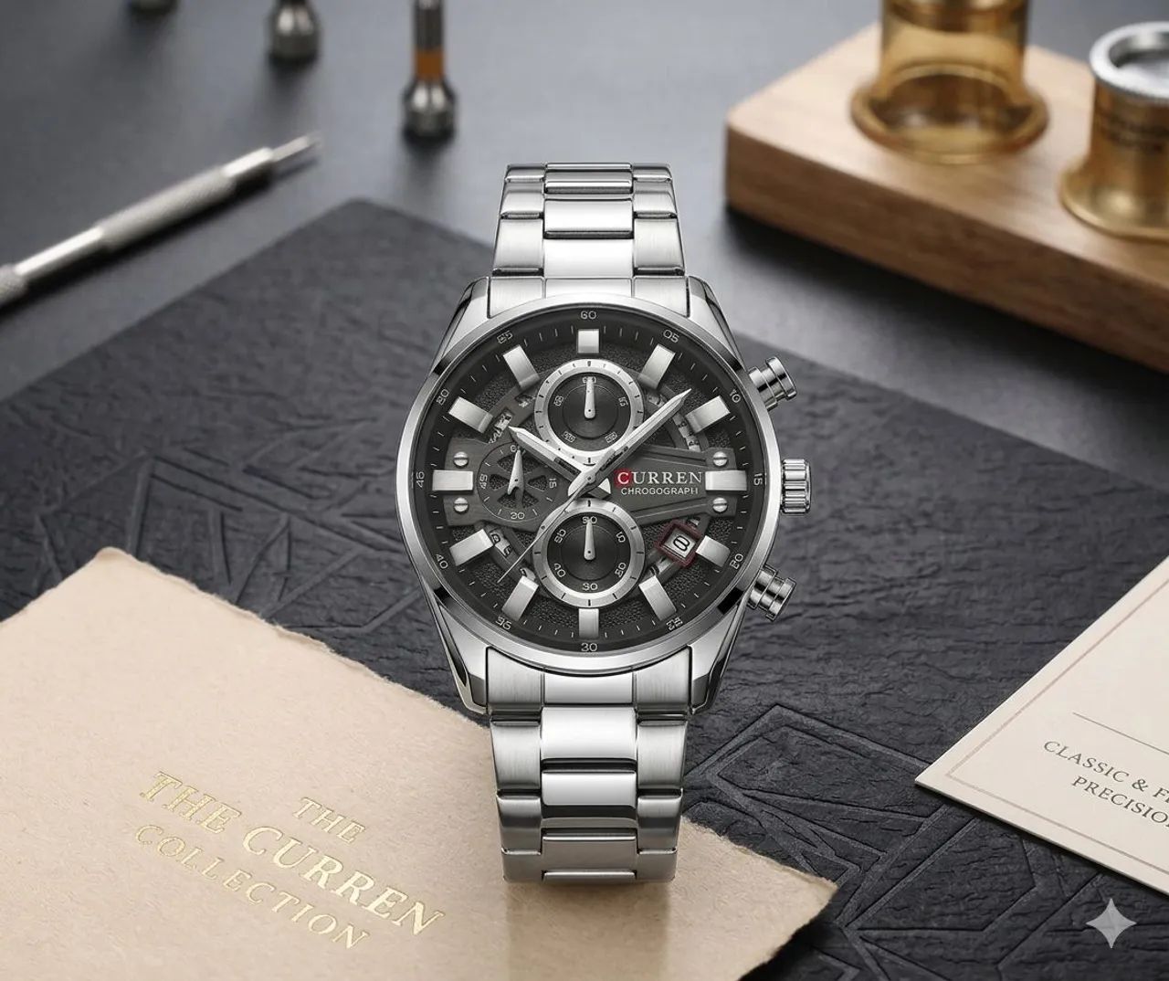 Relógio Curren Chronograph - Foto 4