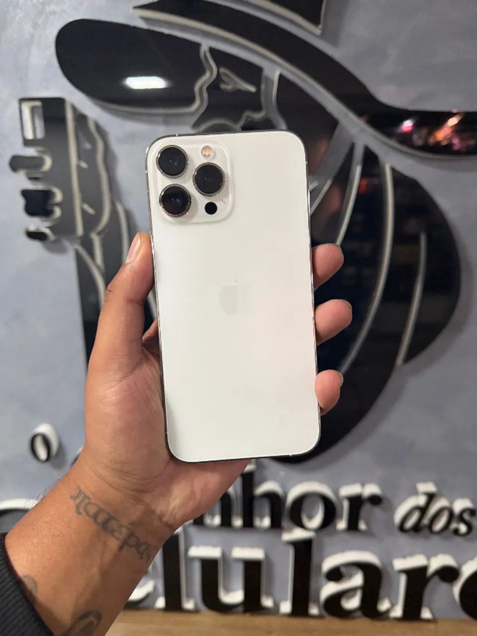 Apple iPhone 13 Pro Max 256gb Branco Bateria 88% C/ Garantia