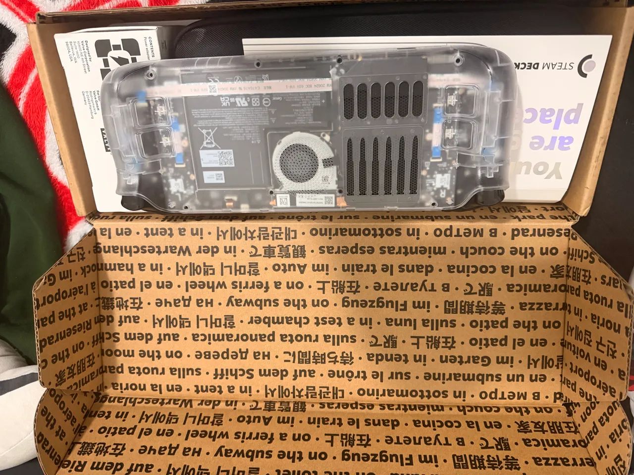 Steam Deck Lcd 256gb Traseira Transparente - Consoles de Vídeo