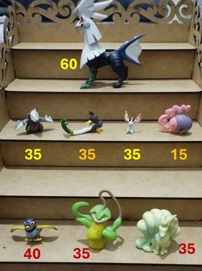 Miniatura Figura brinquedo pokémon diversos