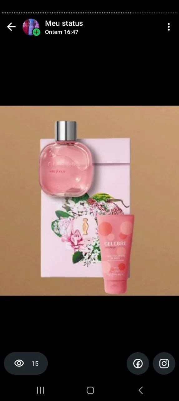 Produtos oboticario  e natura .
