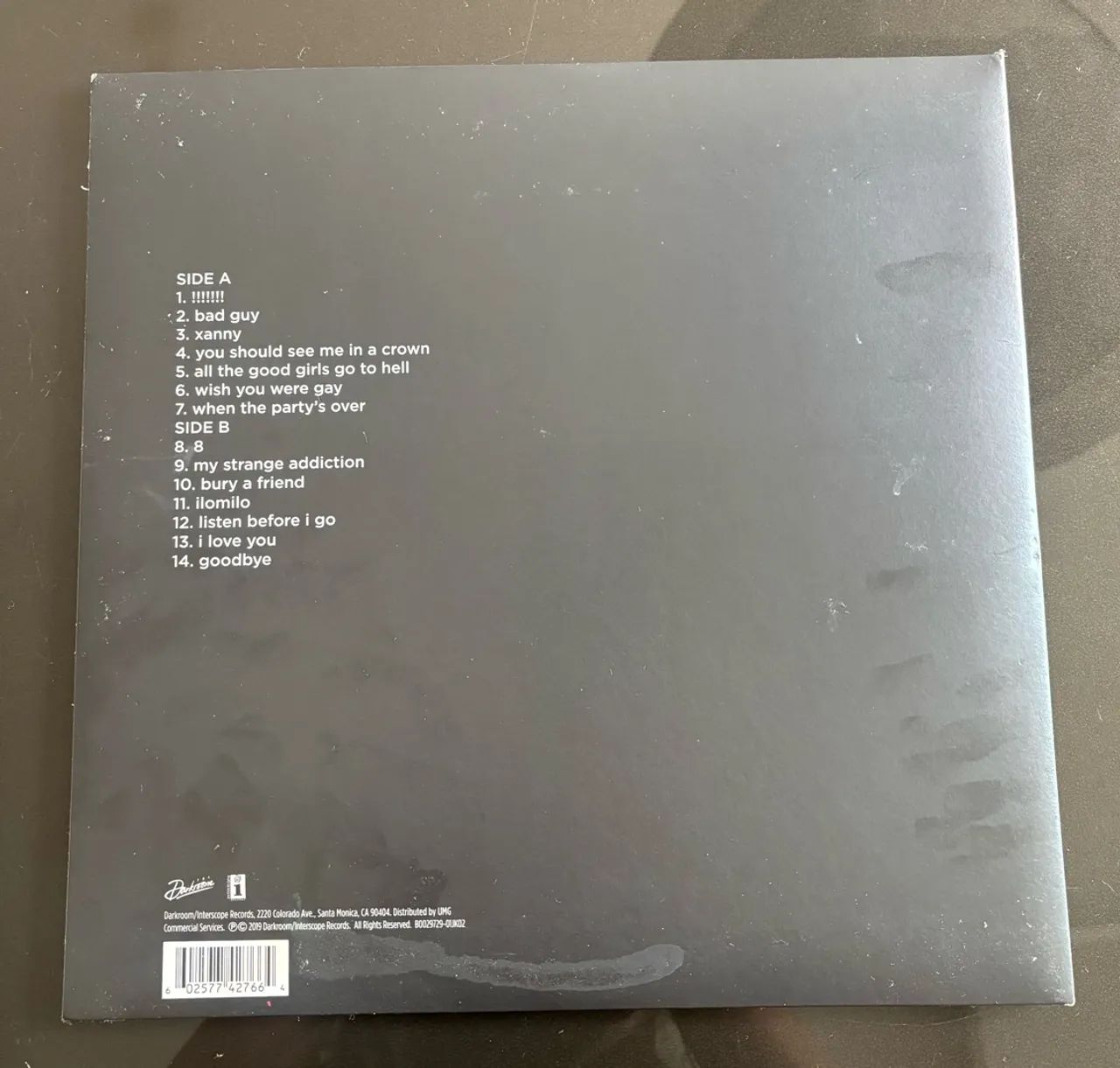 Vinil Billie Eilish when we all fall asleep where do we go  - Foto 3