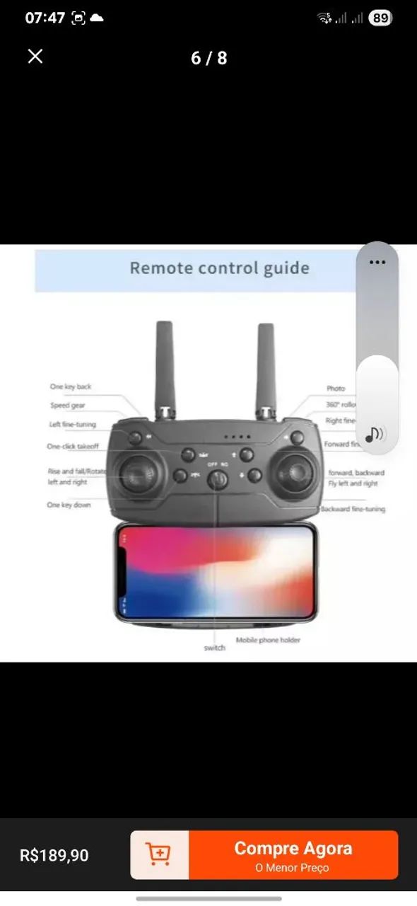 Drone E88 02 baterias