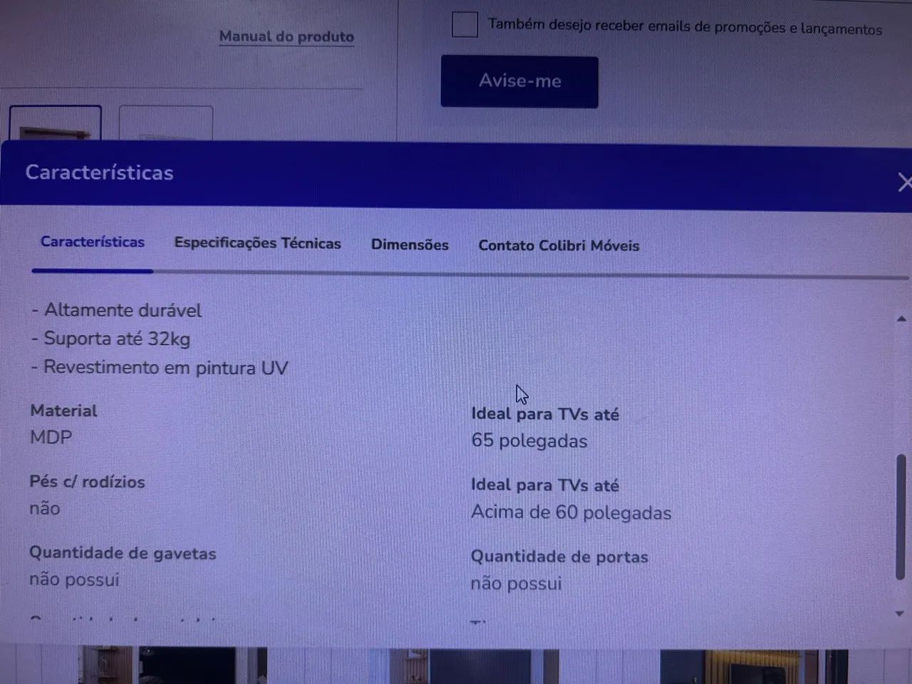 Painel tv 65 polegadas  - Foto 3