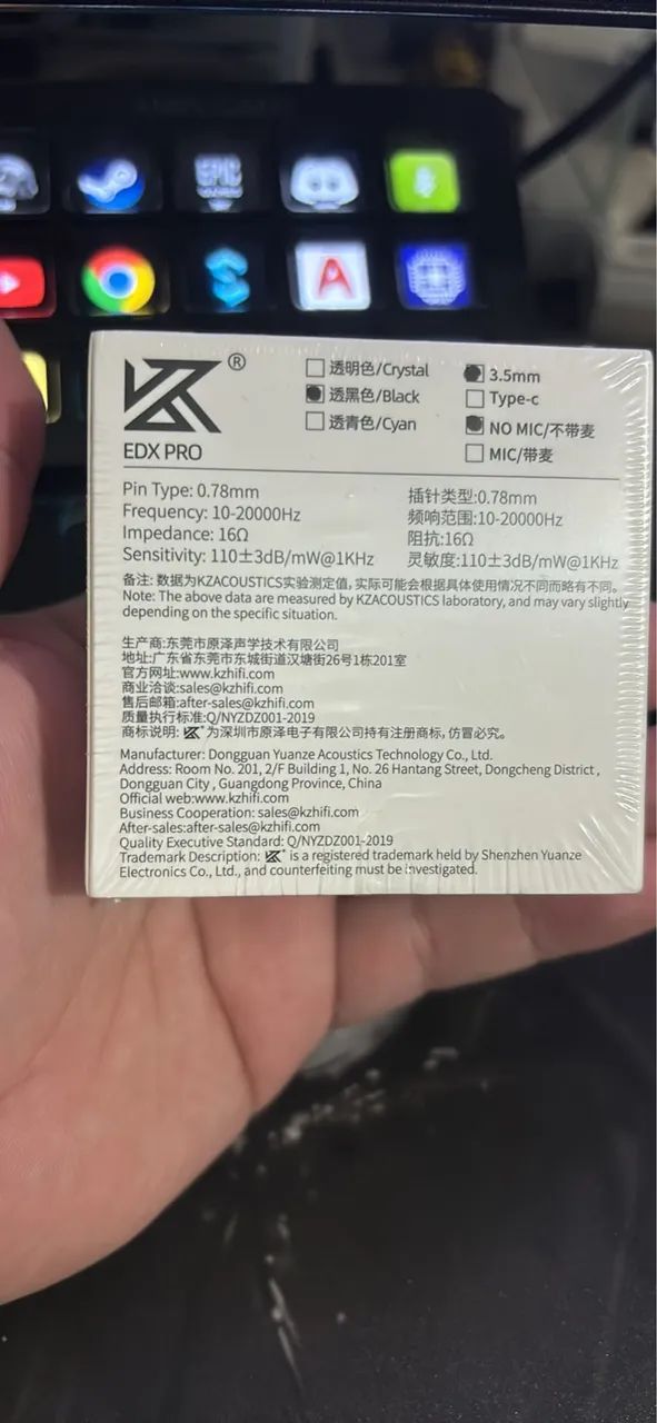 Fone KZ Edx pro - Foto 2