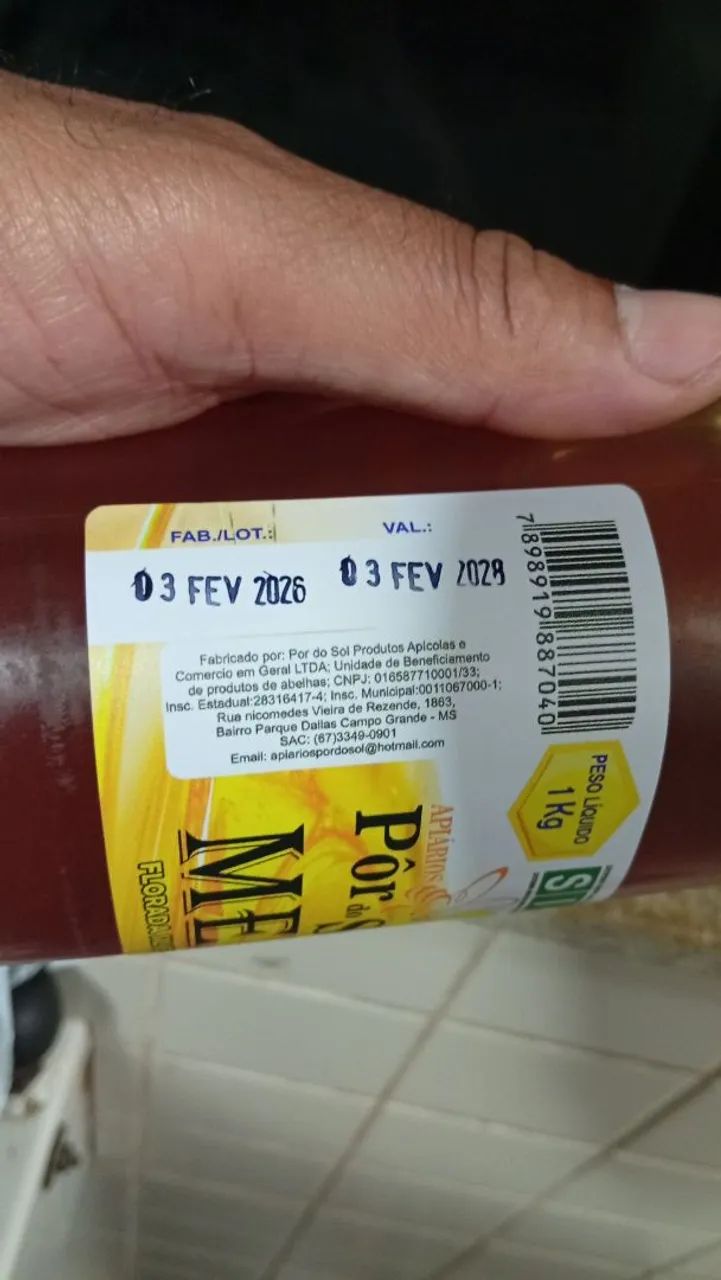 Frasco de 1 kg