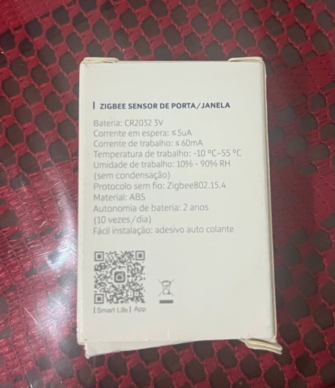 Sensor de porta/janela zemismart Zigbee branco - 4 unidades  - Foto 2